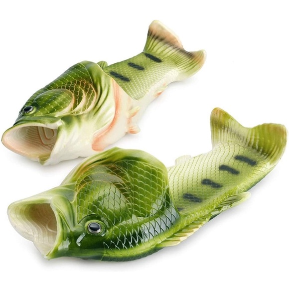 CMW Rubber Fish Sandals Pool Slides Flip Flops Outdoor Beach Slippers Men Women - Picture 15 of 16